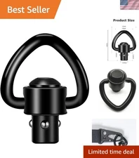 Two Point Sling Mounts - Easy Install & Stylish Black Metal Finish