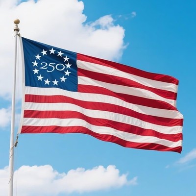 250th Anniversary American Flag 3x5 Ft Outdoor Edition 1776 - 2026 American Flag