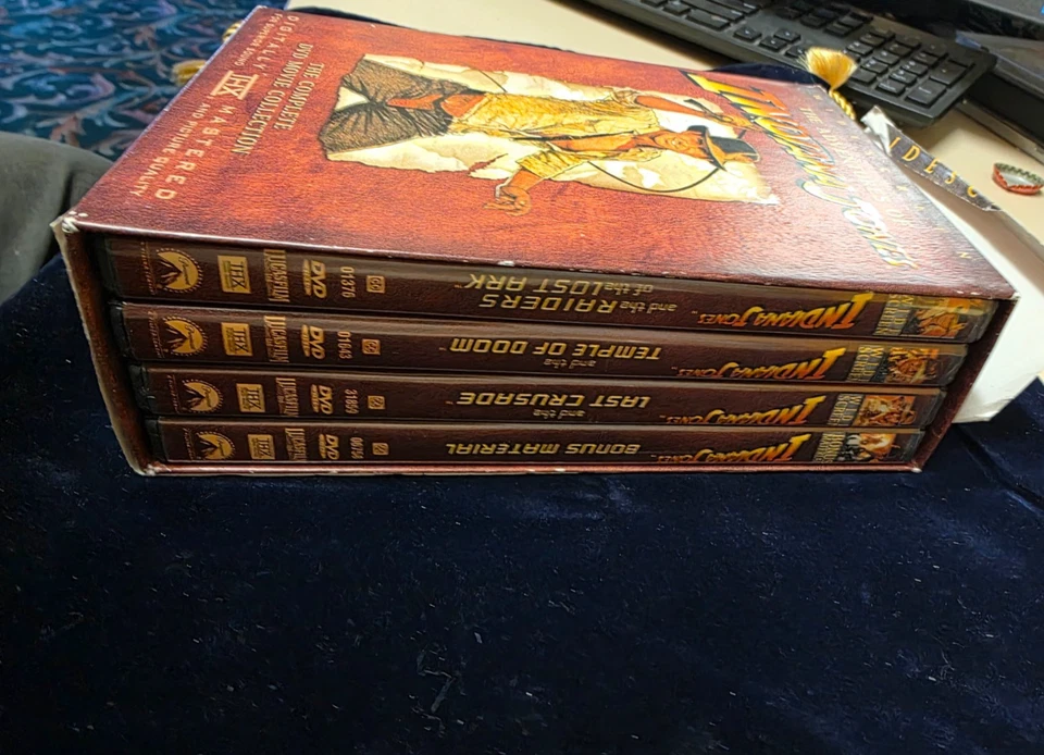 ADVENTURES OF INDIANA JONES DVD MOVIE COLLECTION RAIDERS OF THE LOST ARK TEMPL - Image 2 of 4