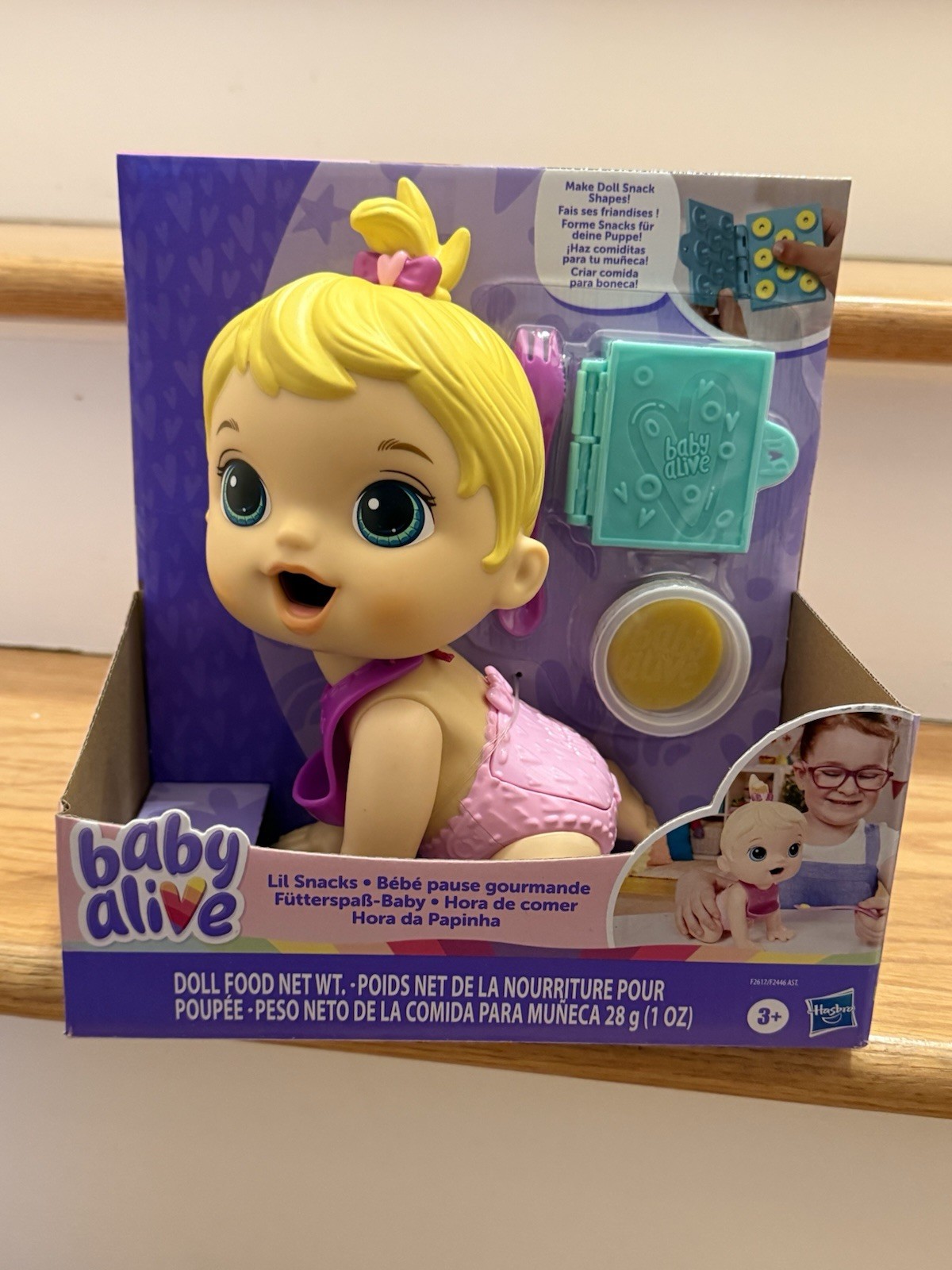 Baby Alive Lil Snacks Doll, Eats and "Poops," 8-inch Baby Do