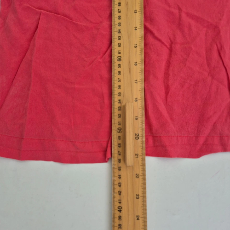 FRENCH CONNECTION Top 6 Rosa Para Mujer 100% Seda Sin Mangas Informal Foto 2 de 4