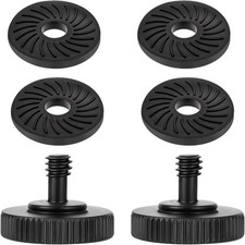2Packs Thumb Camera Quick Release Adapter with 4 Packs Rubber Washers Tripod