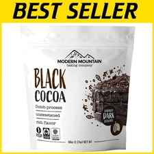 5 lb Fair Trade Black Cocoa Powder - Dutch Processed for Rich Chocolate Baking