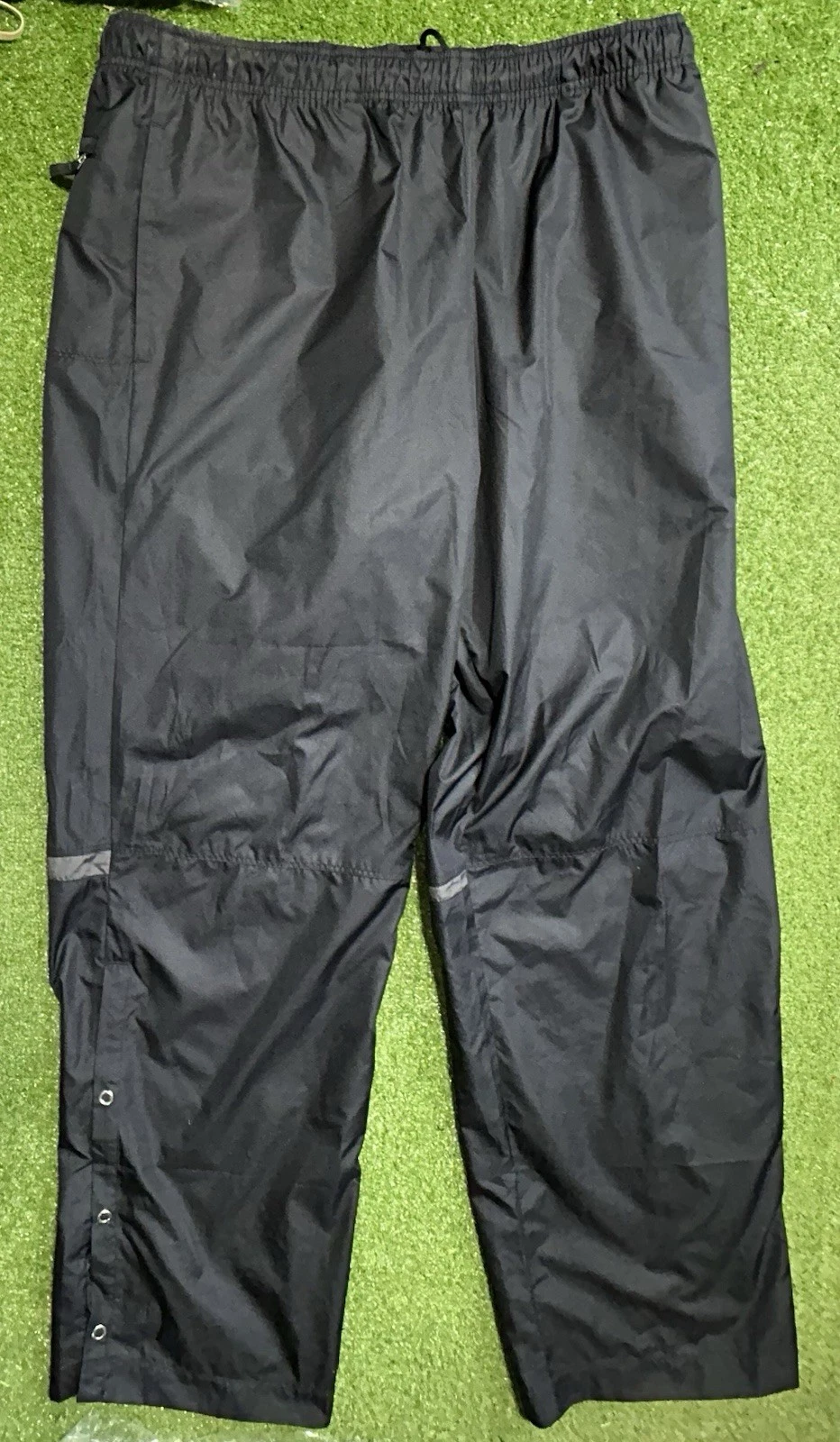 Nike Golf Pants Storm Fit Mens XL Black Wide Leg Waterproof Golfing Rain