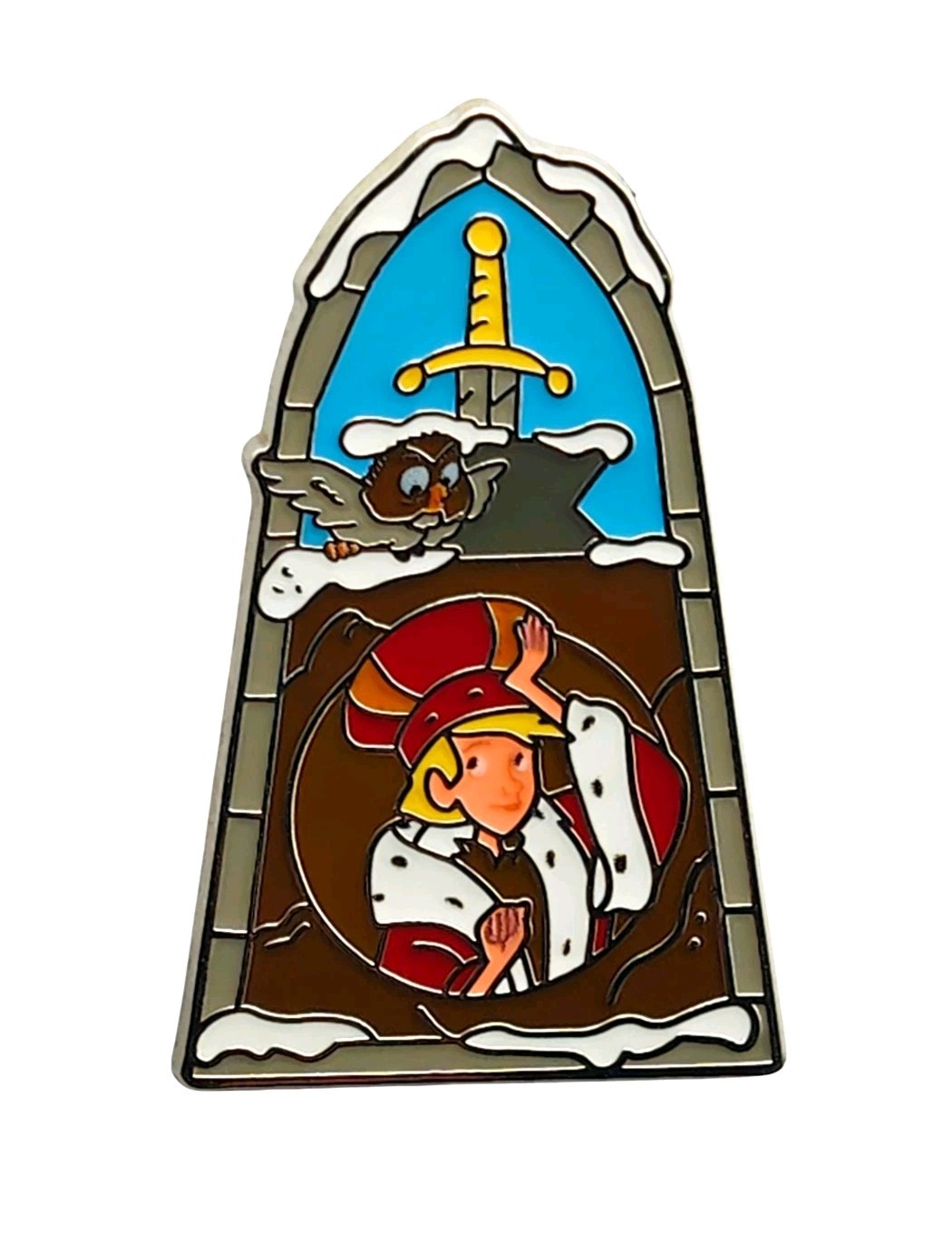 Disney Pin - The Sword and The Stone - Arthur and Owl - Imaginative Icon Series