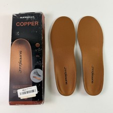 Superfeet All Purpose Memory Foam Support Copper Insoles Sz F; M11.5-13 W12.5-14