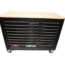 Sonic S14 Professional Rolling Tool Box Cabinet 16 Drawer 57'' Width 