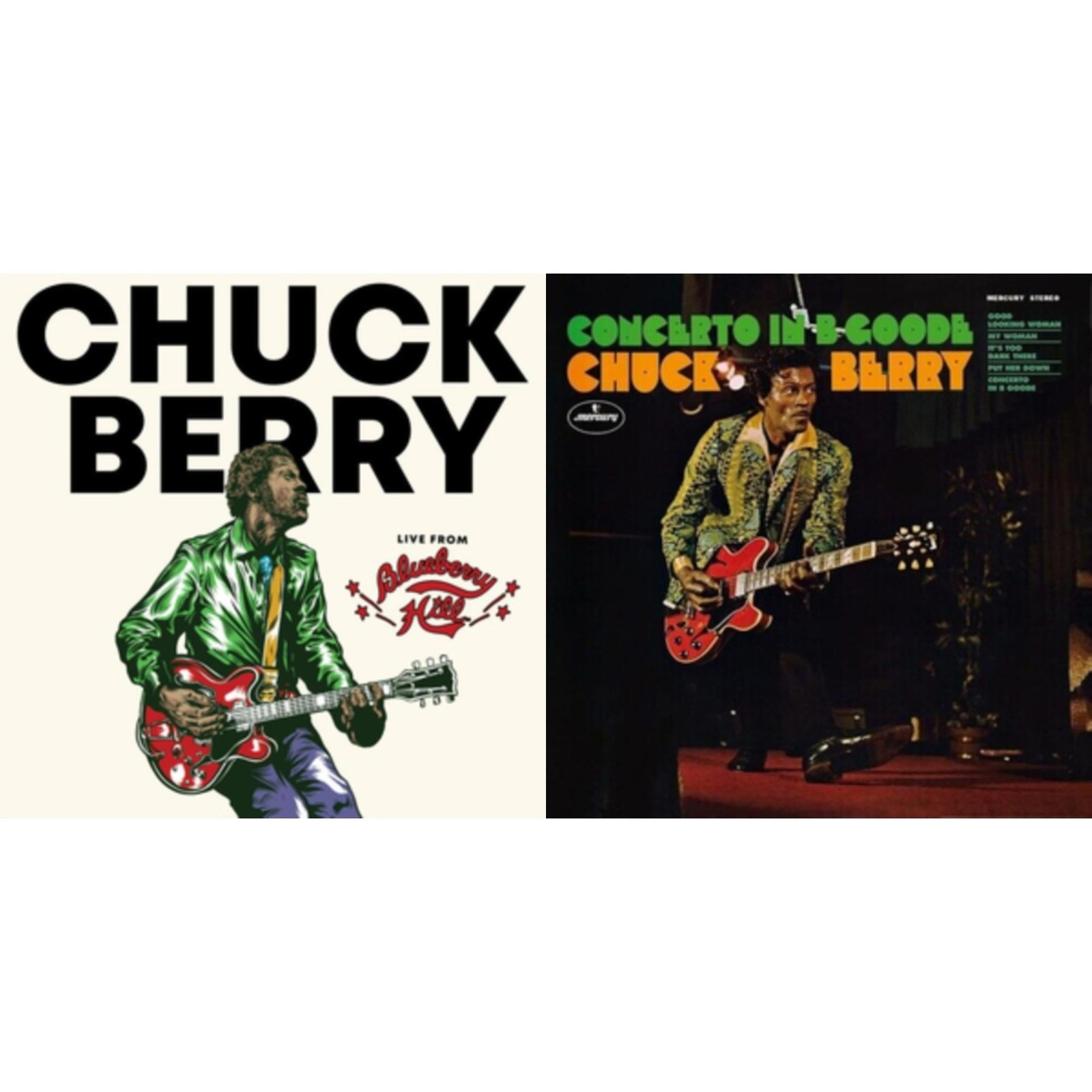 Chuck Berry - Live From Blueberry Hill & Concerto In B [New LP Vinyl Bundle]