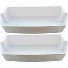 2 Refrigerator Door Shelf Bin 2187172 for Whirlpool Kenmore Side By Side Fridge