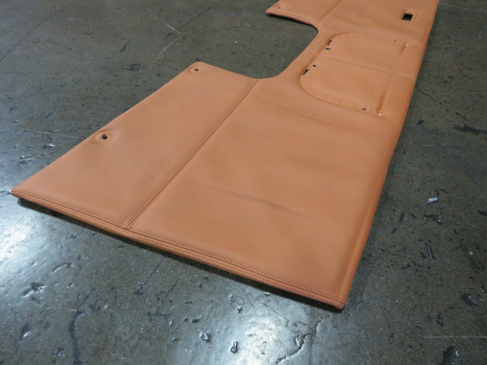 Ferrari 599 GTB, Rear Wall Trim Panel, Leather, Tan, Used, P/N 69952900