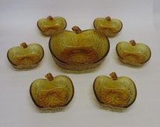 ✅ MERAVIGLIOSO SERVIZIO PER ANTIPASTI ANNI 60 IN VETRO MURANO ANTIQUE - 1648