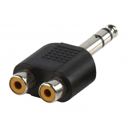 Cavo Rca Jack 6.3 Adattatore Da 6,35mm A 2 RCA | Jack Stereo Maschio A Doppio Phono | Placcatura Oro | 3 Pezzi | Per Audio Professionale Cavo Adattatore Per Cuffie Per Tv Senza Presa Per Cuffie - Foto 2