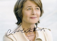 CHARLOTTE RAMPLING signed Autogramm 20x30cm DEXTER in Person autograph COA