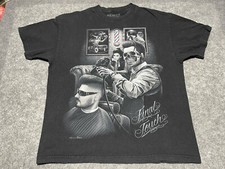Fresh Cut Final Touch Drawing Barber Salon Tattoo Shirt XL Y2K D Gonzalez 2018