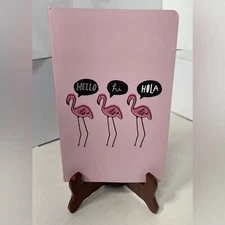 Denik Art Can Change The World: Jen B. Peters Pink Flamingo Journal Novelty