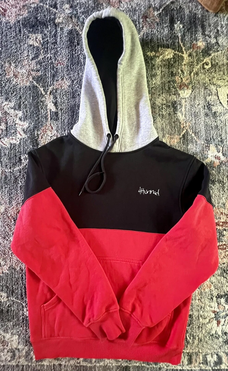 4hunnid red hoodie sale