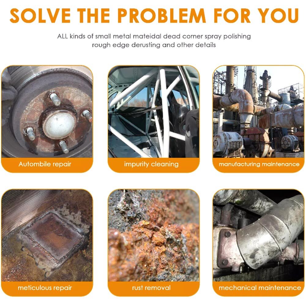 Air Belt Sander Grinder w/ Sanding Belts for Compressor Pneumatic Tools 10x330mm