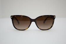 Image of Coach Sunglasses HC8132 529113 Dark Tortoise/Brown Gradient 57 mm Non-Polarized
