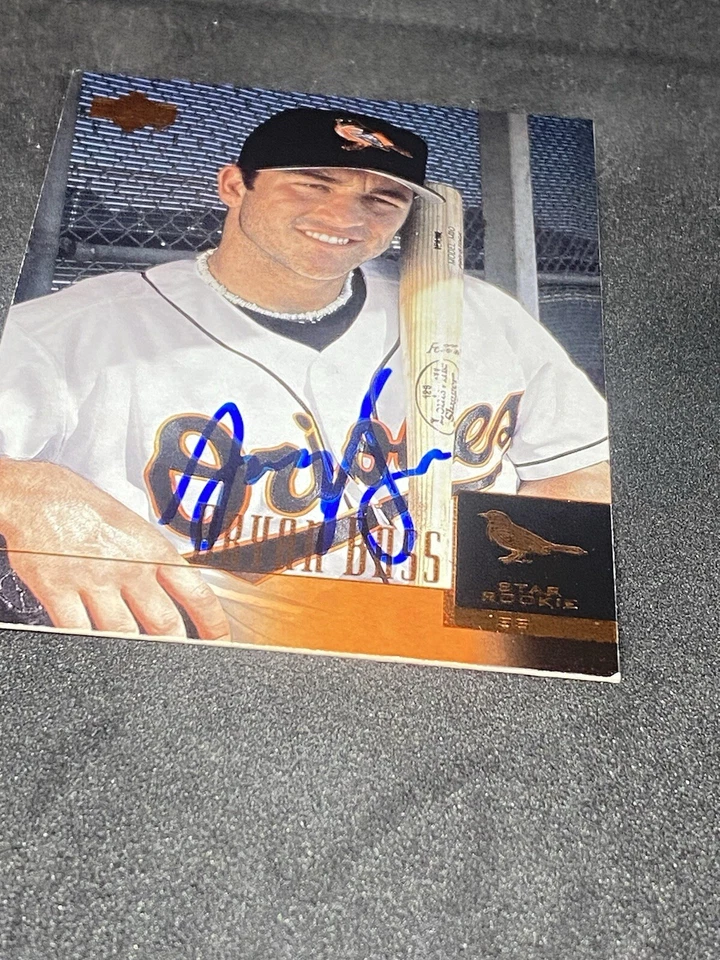Bryan Bass 2001 Upper Deck Prospect Premieres #58 Baltimore Orioles Signed Card - Image 2 of 3