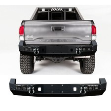 Vijay For 2005-2015 Toyota Tacoma New Front/Rear Bumper W/Winch Plate&LED Lights
