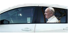 LEMONSODA Car Window Decal - 3D - (Pope Francis)
