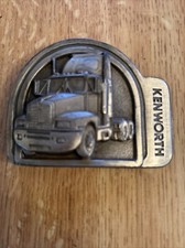 Vintage 1985 Kenworth Belt Buckle By Tonkin Inc. Woodinville, WA