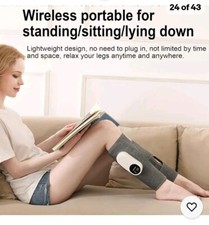 Pair Zenfit Leg Massagers Zurafit Heated Air Comp. Circulation Pain Rechargable