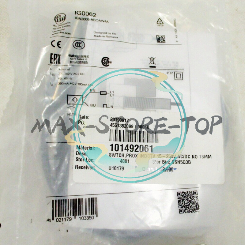 1PCS Brand New IFM IG0062 Proximity Switch Sensor IG0062 Fast Shipping