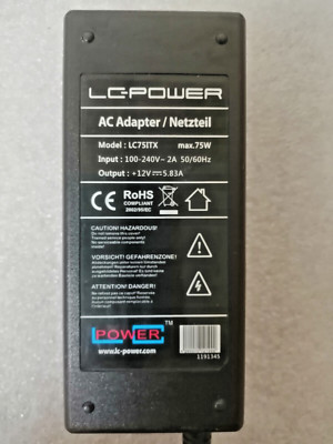 ORIGINAL LC-Power LC75ITX Netzteil Output: 12V-5,3A