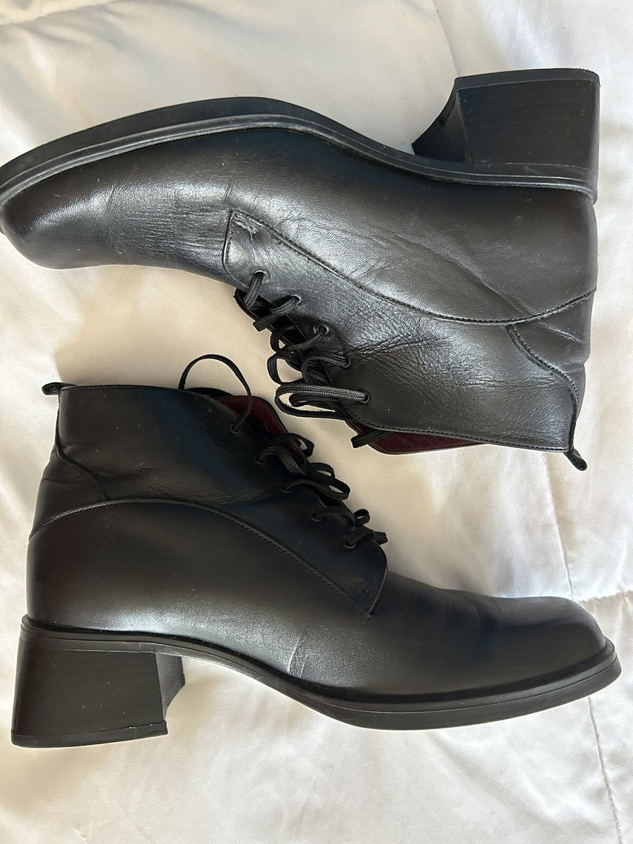 Leather Boots Santana Canada Ankle Boots Vintage Santana Canada