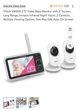 VTech VM350-2 5 inch Video Baby Monitor