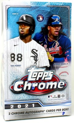 2021 TOPPS CHROME BASEBALL HOBBY BOX BLOWOUT CARDS