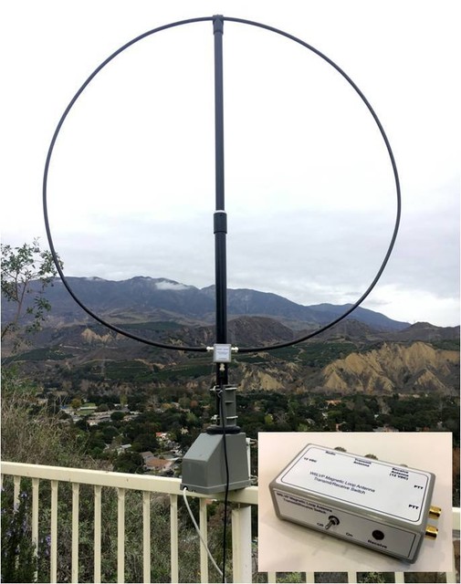 W6LVP Amplified ReceiveOnly Loop Antenna with T/R Switch eBay