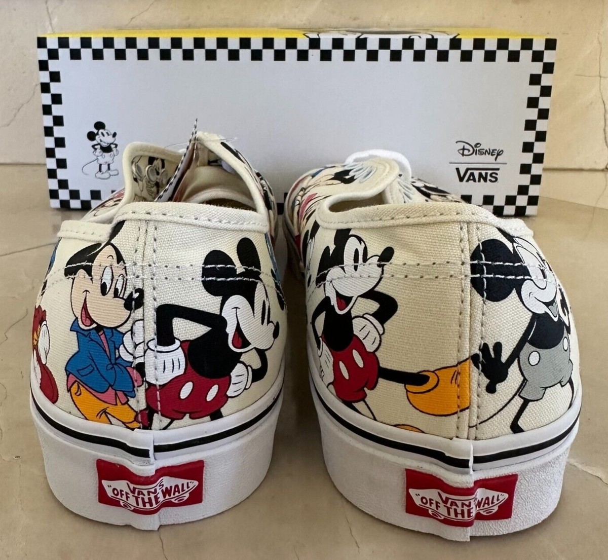 Mens Size 11 - Vans X Disney - Mickey's Birthday - Authentic