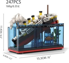 MOC Titanic Cruies Break In Half Model Building Kit Educational Toys 247 Pieces