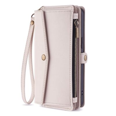 MOTO One Macro/E7PlusG8Power Case Doka cards slot zipper banknotes Crossbody bag