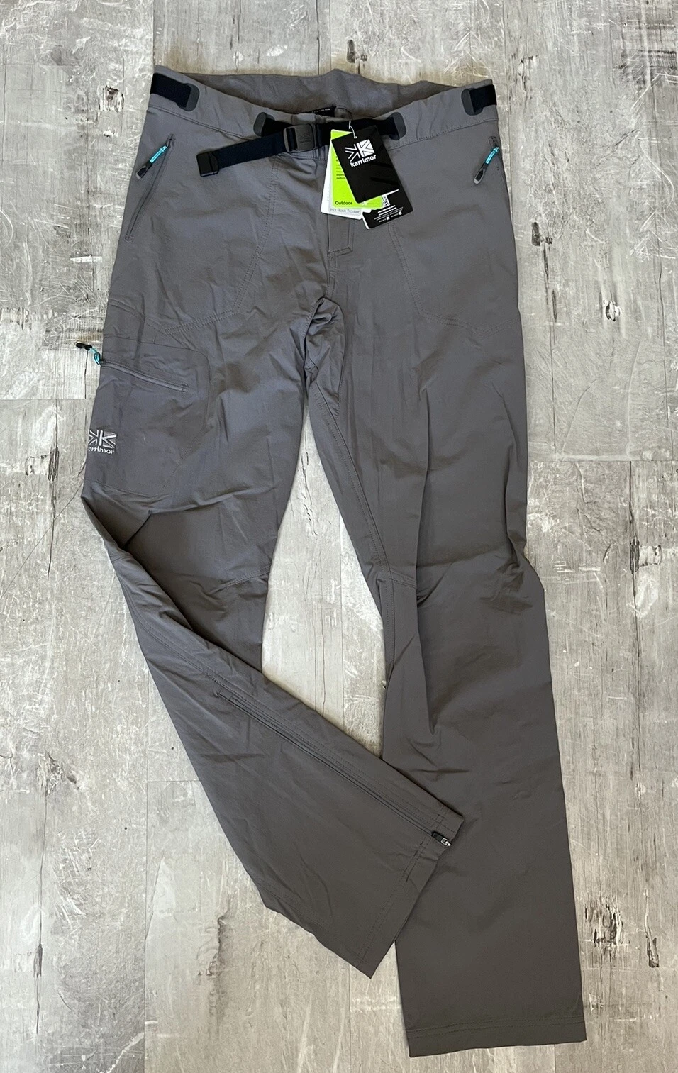 Karrimor Womens Hot Rock Trouser Walking Lightweight Gray Sz 16 XL NWT