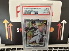 2024 Bowman Mega Box Prospects Paul Skenes PSA 10 Mojo BCP-125 Rookie Card RC