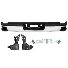 For 2014-2018 Chevy Silverado Gmc Sierra 1500 Chrome Rear Bumper W Conner Steps