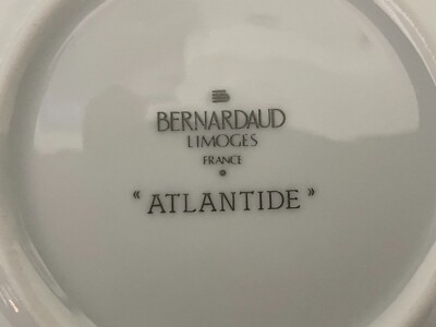 BERNARDAUD LIMOGES FRANCE ATLANTIDE COFEE TEA CUP & SAUCER SET MAKE AN OFFER!!!!