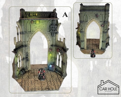 Imperialis Headquarters: Gothic Sci-Fi Modular Cathedral Terrain for 28mm Tablet - Bild 5 von 15