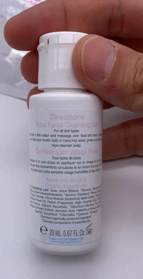 THE ORGANIC PHARMACY Gel Limpiador Facial Rosa y Crema Facial Antioxidante 💯 Foto 2 de 2