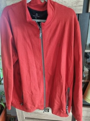 rostbraune Swearshirt-Jacke von gentlemen Selection Größe 56