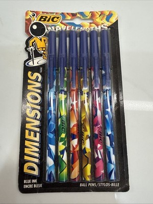 90 s Bic Wavelengths Color Changing Ball Point Pens 5 Pack Collectible Sealed