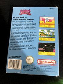 Nintendo NES Kirby's Adventure Boxed with Manual P26