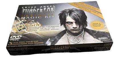 Criss Angel Mind Freak Ultimate Magic Kit Over 550 Magic Book Tricks & DVDs