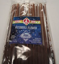 THE DIPPER DOUBLE STRENGTH 19 INCH INCENSE PATCHOULI FLOWER 25 STICKS 3+ HOURS