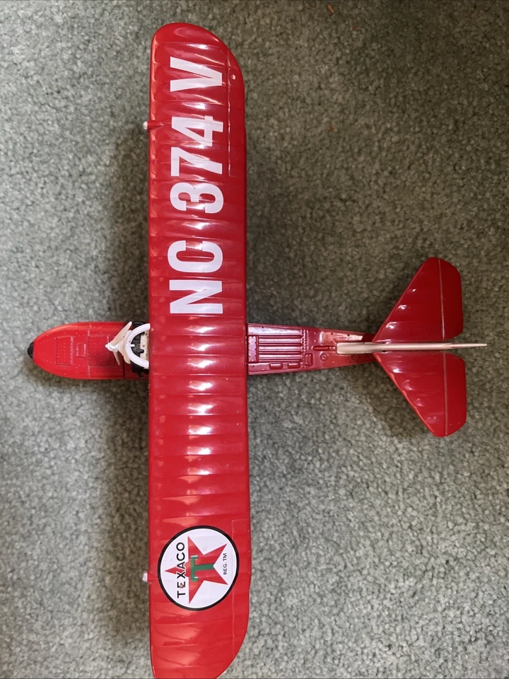 Curtiss Seaplane,wings of texaco die cast airplane,collectible ltd.edition #8  - Image 4 of 4