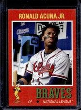 2019 Topps Throwback Thursday Ronald Acuna Jr. #28 Braves
