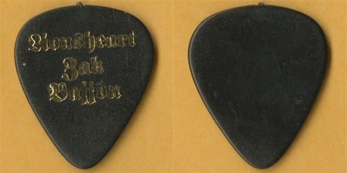 Lionsheart 1994 Pride in Tact concert tour Zak Bajjon band/stage Guitar Pick